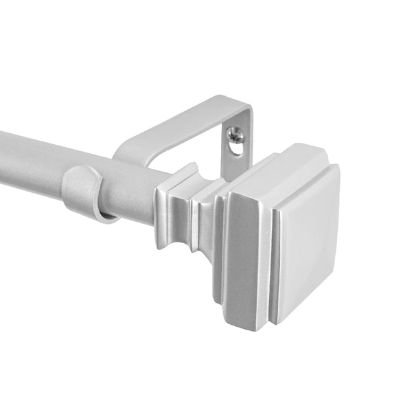Loft97 D28XX Wall Mounted 5/8 Inch Curtain Rod - Curtain Rods For Windows, Adjustable Drapery Rods, Curtain Rods, Bedroom & Living Room Decorative Curtain Rods, Tapestry Poles