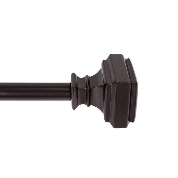 Loft97 D28XX Wall Mounted 5/8 Inch Curtain Rod - Curtain Rods For Windows, Adjustable Drapery Rods, Curtain Rods, Bedroom & Living Room Decorative Curtain Rods, Tapestry Poles