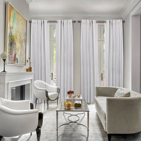 Loft97 D32RB Wall Mounted 3/4 Inch Curtain Rod - Curtain Rods For Windows 28 to 48 Inch, Adjustable Drapery Rods, Oil rubbed bronze Curtain Rods, Bedroom & Living Room Decorative Curtain Rods, Tapestry Poles (Oil rubbed bronze, 28"-48")