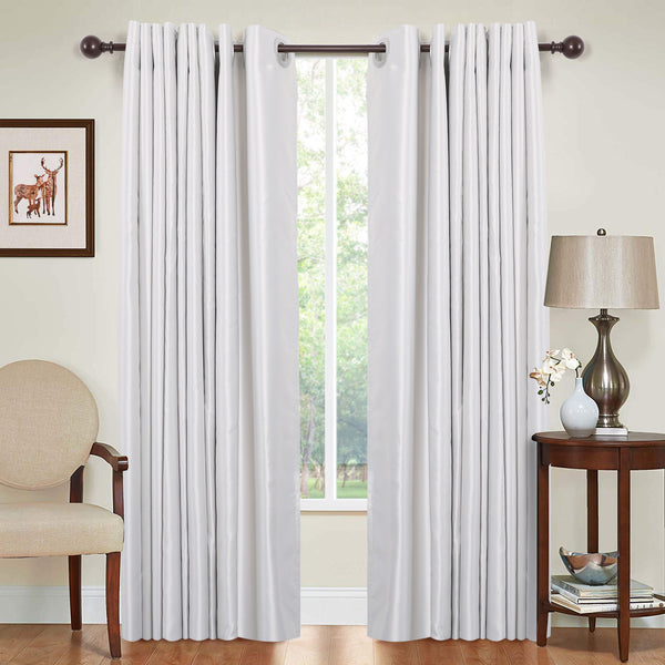 Loft97 D32RB Wall Mounted 3/4 Inch Curtain Rod - Curtain Rods For Windows 28 to 48 Inch, Adjustable Drapery Rods, Oil rubbed bronze Curtain Rods, Bedroom & Living Room Decorative Curtain Rods, Tapestry Poles (Oil rubbed bronze, 28"-48")