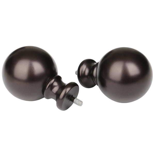 Loft97 D32RB Wall Mounted 3/4 Inch Curtain Rod - Curtain Rods For Windows 28 to 48 Inch, Adjustable Drapery Rods, Oil rubbed bronze Curtain Rods, Bedroom & Living Room Decorative Curtain Rods, Tapestry Poles (Oil rubbed bronze, 28"-48")