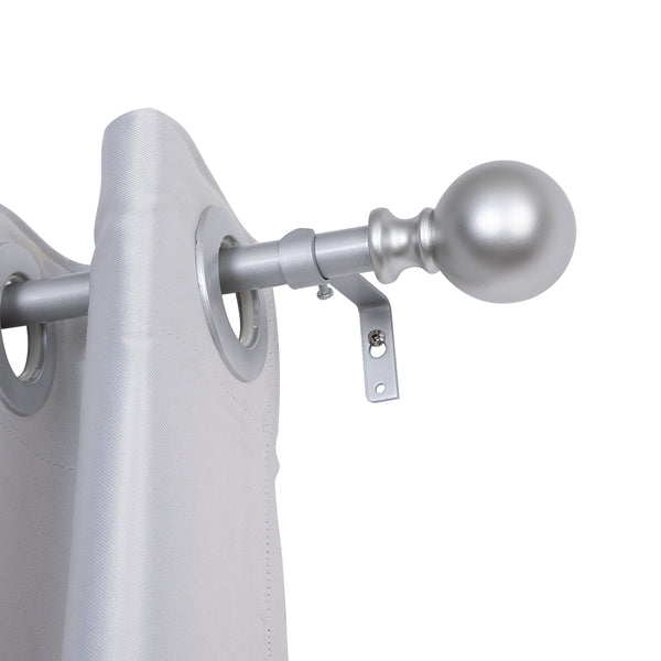 Loft97 D34XX Wall Mounted 3/4 Inch Curtain Rod - Curtain Rods For Windows, Adjustable Drapery Rods, Curtain Rods, Bedroom & Living Room Decorative Curtain Rods, Tapestry Poles