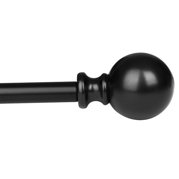 Loft97 D38XX Wall Mounted 3/4 Inch Curtain Rod - Curtain Rods For Windows 86 to 120 Inch, Adjustable Drapery Rods, Curtain Rods, Bedroom & Living Room Decorative Curtain Rods, Tapestry Poles 86"-120"