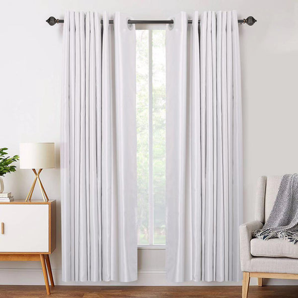 Loft97 D42XX Wall Mounted 3/4 Inch Curtain Rod - Curtain Rods For Windows, Adjustable Drapery Rods, Curtain Rods, Bedroom & Living Room Decorative Curtain Rods, Tapestry Poles