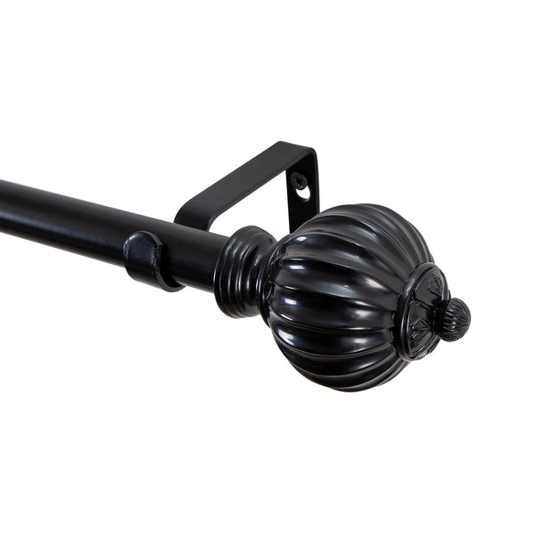 Loft97 D42XX Wall Mounted 3/4 Inch Curtain Rod - Curtain Rods For Windows, Adjustable Drapery Rods, Curtain Rods, Bedroom & Living Room Decorative Curtain Rods, Tapestry Poles