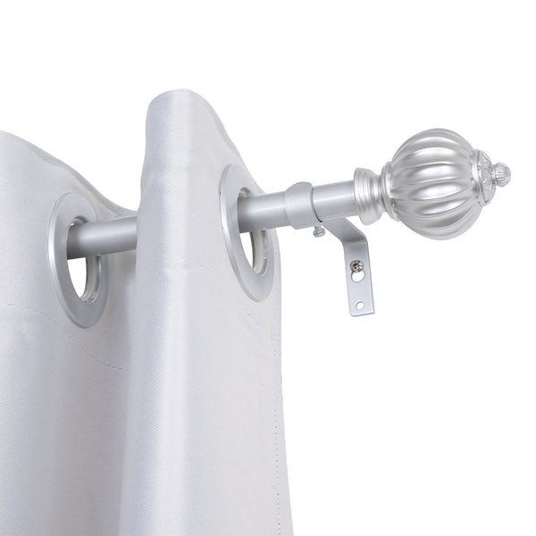Loft97 D44XX Wall Mounted 3/4 Inch Curtain Rod - Curtain Rods For Windows 48 to 86 Inch, Adjustable Drapery Rods, Curtain Rods, Bedroom & Living Room Decorative Curtain Rods, Tapestry Poles 48"-86"