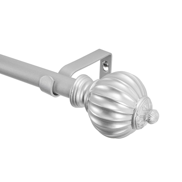 Loft97 D44XX Wall Mounted 3/4 Inch Curtain Rod - Curtain Rods For Windows 48 to 86 Inch, Adjustable Drapery Rods, Curtain Rods, Bedroom & Living Room Decorative Curtain Rods, Tapestry Poles 48"-86"