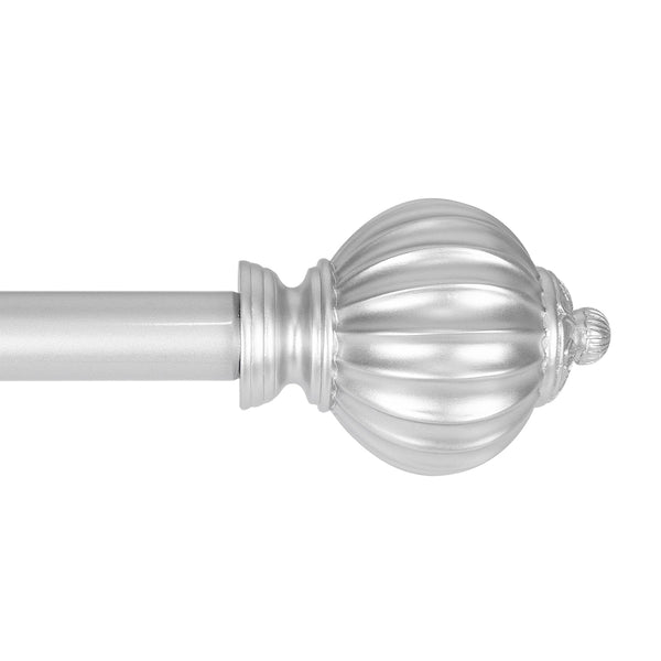 Loft97 D48XX Wall Mounted 3/4 Inch Curtain Rod - Curtain Rods For Windows 86 to 120 Inch, Adjustable Drapery Rods, Gold Curtain Rods, Bedroom & Living Room Decorative Curtain Rods, Tapestry Poles