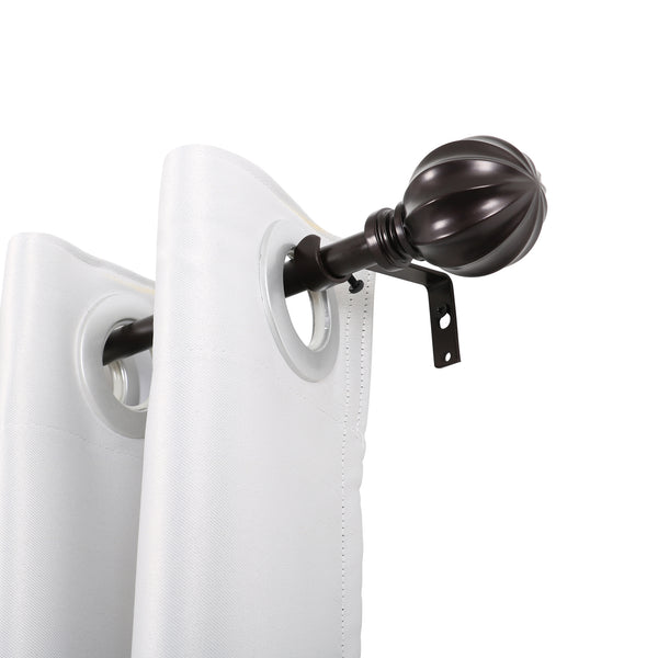Loft97 D52XX Wall Mounted 3/4 Inch Curtain Rod - Curtain Rods For Windows 28 to 48 Inch, Adjustable Drapery Rods, Curtain Rods, Bedroom & Living Room Decorative Curtain Rods, Tapestry Poles