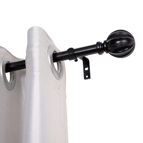 Loft97 D58XX Wall Mounted 3/4 Inch Curtain Rod - Curtain Rods For Windows 86 to 120 Inch, Adjustable Drapery Rods, Curtain Rods, Bedroom & Living Room Decorative Curtain Rods, Tapestry Poles