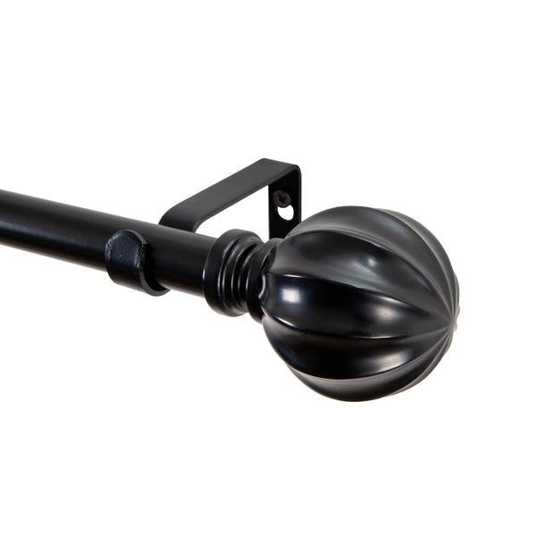 Loft97 D58XX Wall Mounted 3/4 Inch Curtain Rod - Curtain Rods For Windows 86 to 120 Inch, Adjustable Drapery Rods, Curtain Rods, Bedroom & Living Room Decorative Curtain Rods, Tapestry Poles