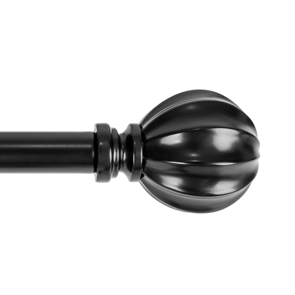 Loft97 D58XX Wall Mounted 3/4 Inch Curtain Rod - Curtain Rods For Windows 86 to 120 Inch, Adjustable Drapery Rods, Curtain Rods, Bedroom & Living Room Decorative Curtain Rods, Tapestry Poles