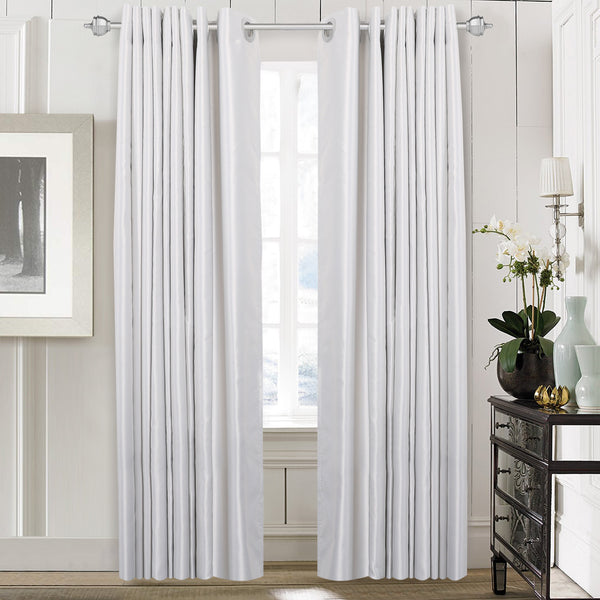 Loft97 D62N Curtain Rod with Decorative Urn Finial, 28-48", Nickel