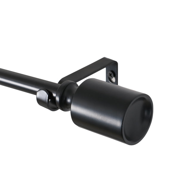 Loft97 D78Z/D78GD Wall Mounted 3/4 Inch Curtain Rod - Curtain Rods For Windows 86 to 120 Inch, Adjustable Drapery Rods, Curtain Rods, Bedroom & Living Room Decorative Curtain Rods, Tapestry Poles, Black & Gold