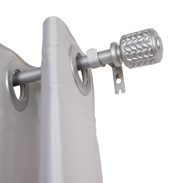LOFT97 D8XX Wall Mounted 3/4 Inch 3/4 Inch Curtain Rod - Curtain Rods For Windows, Adjustable Drapery Rods, Curtain Rods, Bedroom & Living Room Decorative Curtain Rods, Tapestry Poles