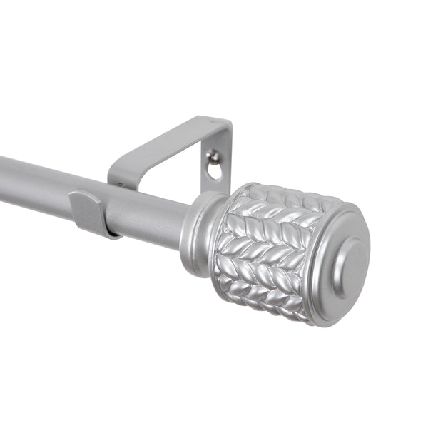 LOFT97 D8XX Wall Mounted 3/4 Inch 3/4 Inch Curtain Rod - Curtain Rods For Windows, Adjustable Drapery Rods, Curtain Rods, Bedroom & Living Room Decorative Curtain Rods, Tapestry Poles