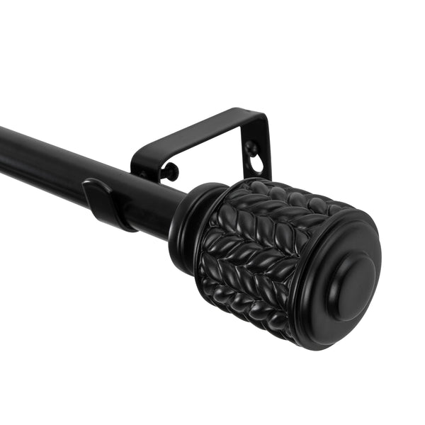 LOFT97 D8XX Wall Mounted 3/4 Inch 3/4 Inch Curtain Rod - Curtain Rods For Windows, Adjustable Drapery Rods, Curtain Rods, Bedroom & Living Room Decorative Curtain Rods, Tapestry Poles