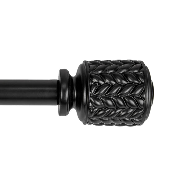 LOFT97 D8XX Wall Mounted 3/4 Inch 3/4 Inch Curtain Rod - Curtain Rods For Windows, Adjustable Drapery Rods, Curtain Rods, Bedroom & Living Room Decorative Curtain Rods, Tapestry Poles