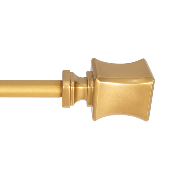 LOT97 D9XX Wall Mounted 3/4 Inch Curtain Rod - Curtain Rods For Windows, Adjustable Drapery Rods, Curtain Rods, Bedroom & Living Room Decorative Curtain Rods, Tapestry Poles