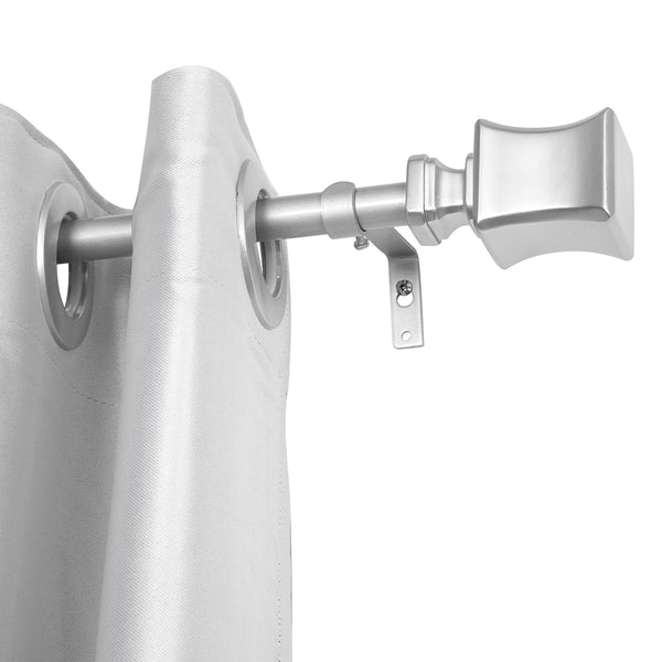 LOT97 D9XX Wall Mounted 3/4 Inch Curtain Rod - Curtain Rods For Windows, Adjustable Drapery Rods, Curtain Rods, Bedroom & Living Room Decorative Curtain Rods, Tapestry Poles