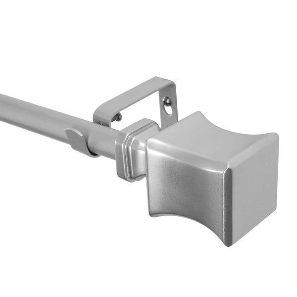 LOT97 D9XX Wall Mounted 3/4 Inch Curtain Rod - Curtain Rods For Windows, Adjustable Drapery Rods, Curtain Rods, Bedroom & Living Room Decorative Curtain Rods, Tapestry Poles