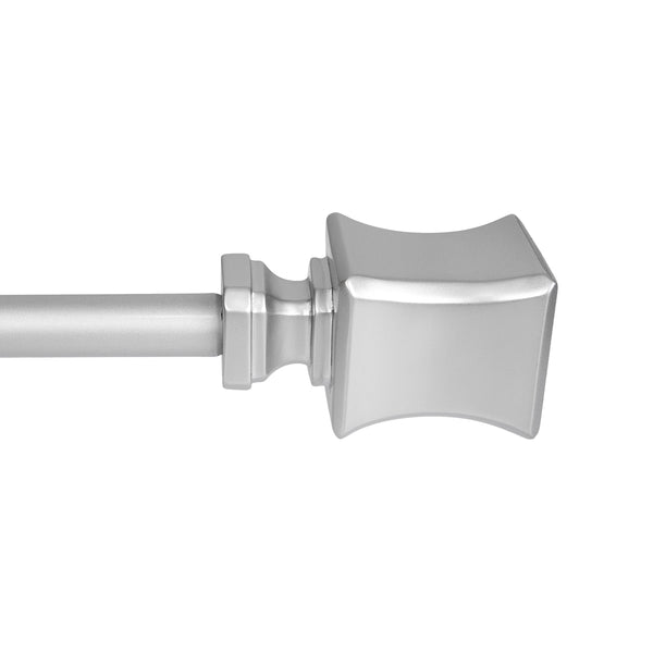 LOT97 D9XX Wall Mounted 3/4 Inch Curtain Rod - Curtain Rods For Windows, Adjustable Drapery Rods, Curtain Rods, Bedroom & Living Room Decorative Curtain Rods, Tapestry Poles
