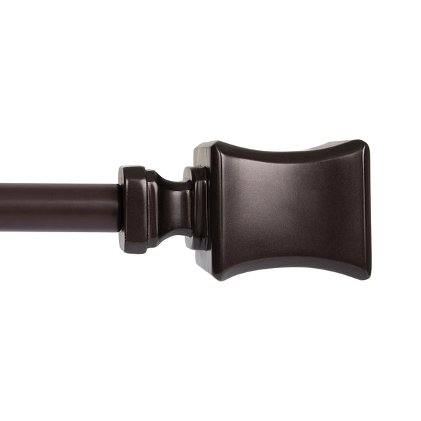 LOT97 D9XX Wall Mounted 3/4 Inch Curtain Rod - Curtain Rods For Windows, Adjustable Drapery Rods, Curtain Rods, Bedroom & Living Room Decorative Curtain Rods, Tapestry Poles