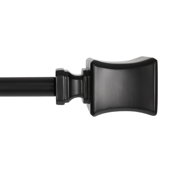 LOT97 D9XX Wall Mounted 3/4 Inch Curtain Rod - Curtain Rods For Windows, Adjustable Drapery Rods, Curtain Rods, Bedroom & Living Room Decorative Curtain Rods, Tapestry Poles