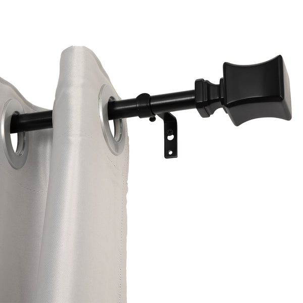 LOT97 D9XX Wall Mounted 3/4 Inch Curtain Rod - Curtain Rods For Windows, Adjustable Drapery Rods, Curtain Rods, Bedroom & Living Room Decorative Curtain Rods, Tapestry Poles