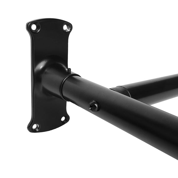 Loft97 DR1XX Rustproof Wall Mounted Aluminum D-shape Shower Rod With Ceiling Support for Freestanding Tubs, 60 Inch Large Size by 25 Inch