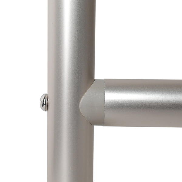 Loft97 DR1XX Rustproof Wall Mounted Aluminum D-shape Shower Rod With Ceiling Support for Freestanding Tubs, 60 Inch Large Size by 25 Inch