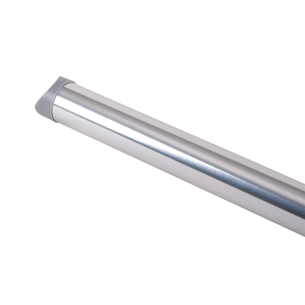 Loft97 VS1SS Rustproof Wall Mounted Vertical Ceiling Support Bar for L-Shaped Corner Rod, Chrome