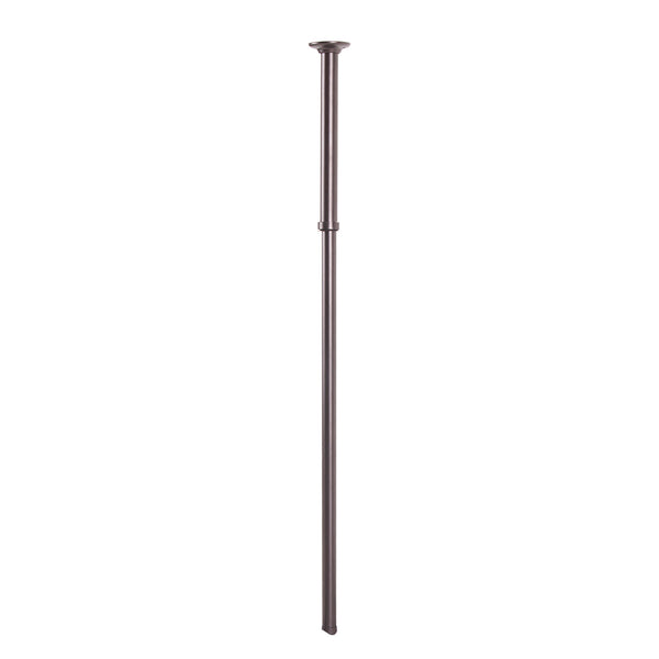 Loft97 VS1RB Rustproof Wall Mounted Vertical Ceiling Support Bar for L-Shaped Corner Rod, Bronze
