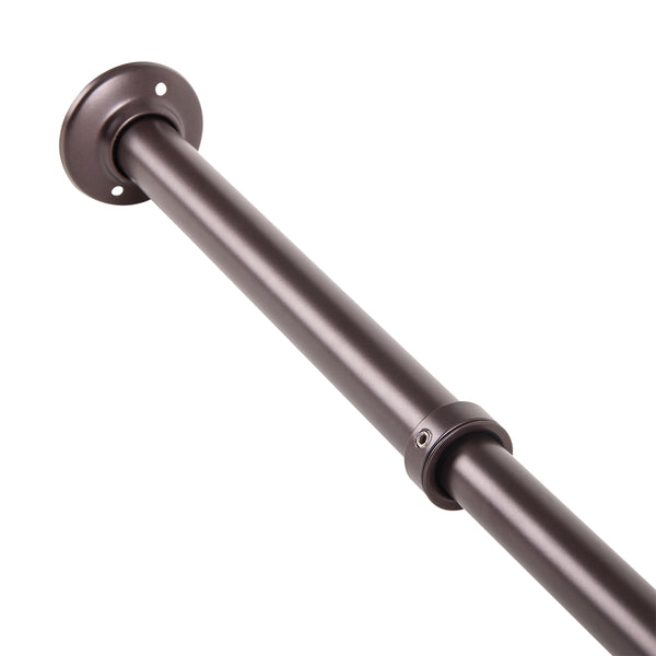 Loft97 VS1RB Rustproof Wall Mounted Vertical Ceiling Support Bar for L-Shaped Corner Rod, Bronze