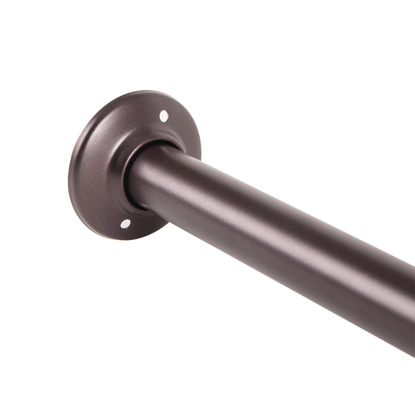 Loft97 VS1RB Rustproof Wall Mounted Vertical Ceiling Support Bar for L-Shaped Corner Rod, Bronze