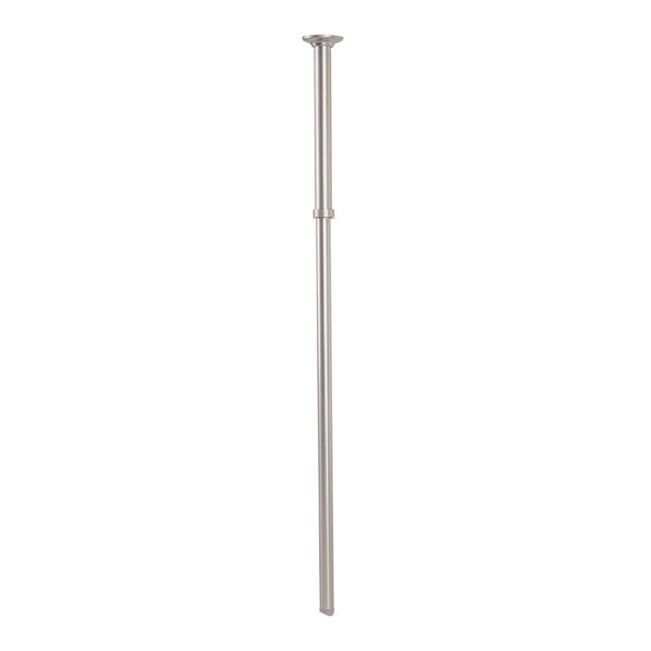 Loft97 VS1BN Rustproof Wall Mounted Vertical Ceiling Support Bar for L-Shaped Corner Rod, Nickel