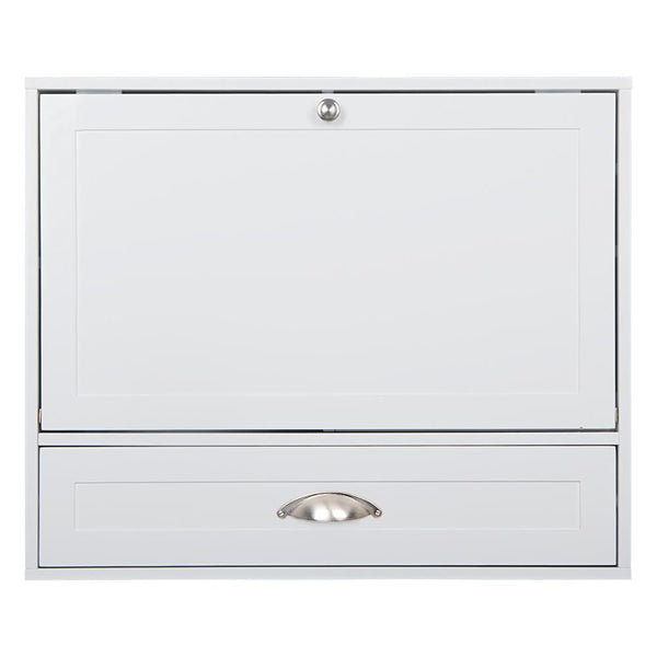 Loft97 FT73WW Space Saving Wall Mount Laptop Desk, White