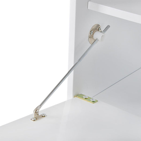 Loft97 FT73WW Space Saving Wall Mount Laptop Desk, White