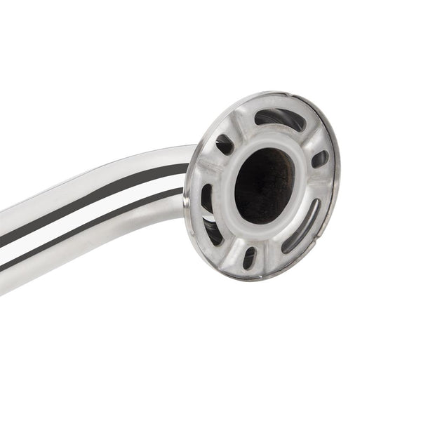 Loft97 GB12SS Decorative Shower Grab Bar - 12", Polished Stainless Steel Bathroom Grab Bars for Seniors - Non-Slip Bathroom and Household Handicap Safety Bar, Bathroom Bars for Elderly, Wall Handle Secure Grip, & Home Care Accessories