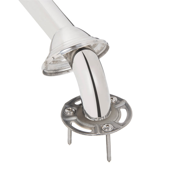 Loft97 GB16SS Decorative Shower Safety Grab Bar, 16", Polished Stainless Steel