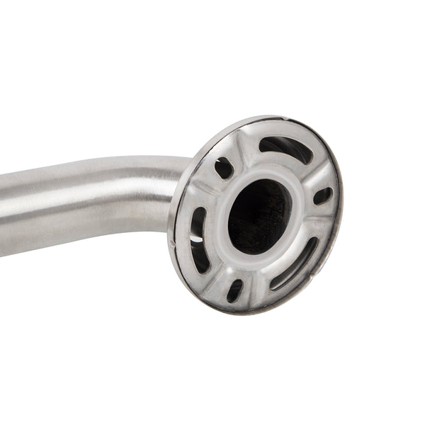 Loft97 GB24BN Decorative Shower Grab Bar - 24" Brushed Nickel Bathroom Grab Bars for Seniors - Non-Slip Bathroom and Household Handicap Safety Bar, Bathroom Bars for Elderly, Wall Handle Secure Grip, & Home Care Accessories