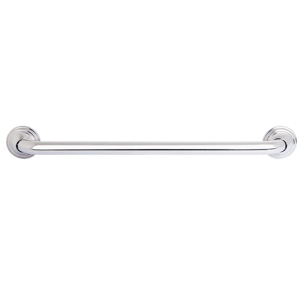 Loft97 GB24SS Decorative Shower Grab Bar - 24", Polished Stainless Steel Bathroom Grab Bars for Seniors - Non-Slip Bathroom and Household Handicap Safety Bar, Bathroom Bars for Elderly, Wall Handle Secure Grip, & Home Care Accessories
