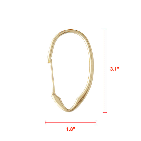 Loft97 HK10XX Shower Hooks - Shower Curtain Rings for Bathroom - Rust Proof Shower Curtain Hooks for Shower Curtain or Liner - Set of 12