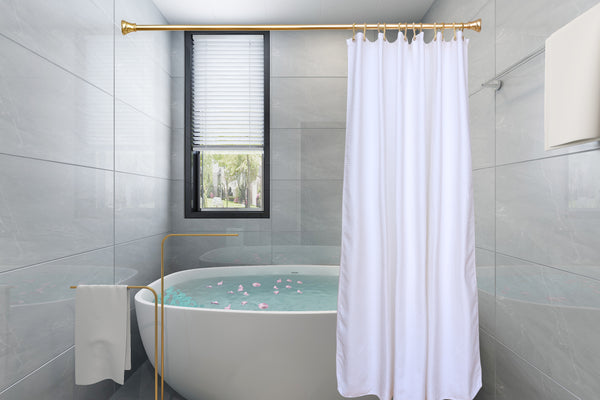 Loft97 HK11XX Shower Rings, Shower Curtain Rings for Bathroom,  Rustproof Zinc Shower Curtain Hooks Rings, S Shaped Hooks for Shower Curtains,  Set of 12