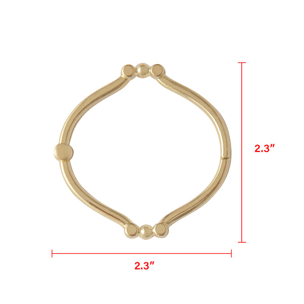 Loft97 HK12XX Shower Rings, Shower Curtain Rings for Bathroom, Rustproof Zinc Shower Curtain Hooks Rings, Set of 12