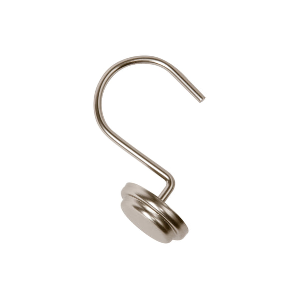 Loft97 HK14XX Shower Hooks - Shower Curtain Rings for Bathroom - Rust Proof Shower Curtain Hooks for Shower Curtain or Liner - Set of 12