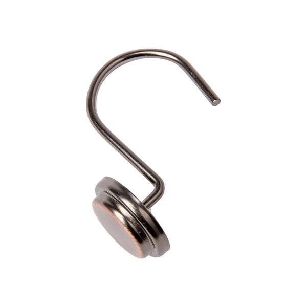 Loft97 HK14XX Shower Hooks - Shower Curtain Rings for Bathroom - Rust Proof Shower Curtain Hooks for Shower Curtain or Liner - Set of 12