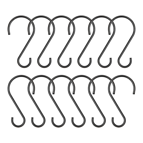 Loft97 HK15XX Shower Rings, Shower Curtain Rings for Bathroom, Rustproof Zinc Shower Curtain Hooks Rings, Set of 12