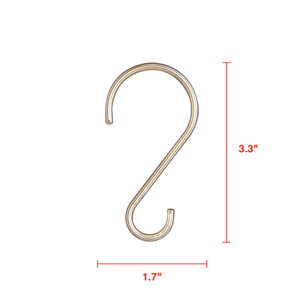 Loft97 HK15XX Shower Rings, Shower Curtain Rings for Bathroom, Rustproof Zinc Shower Curtain Hooks Rings, Set of 12