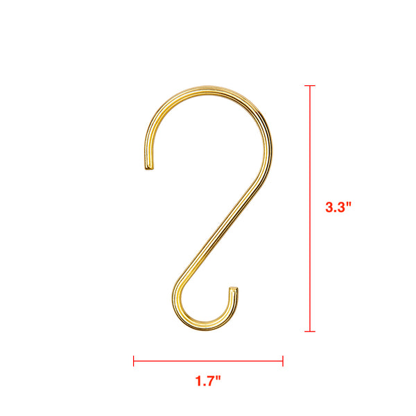 Loft97 HK15XX Shower Rings, Shower Curtain Rings for Bathroom, Rustproof Zinc Shower Curtain Hooks Rings, Set of 12